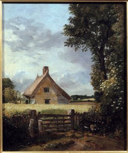 Buğday tarlasında yazlık. John Constable (1776-1837) tarafından yapılan boyama by John Constable