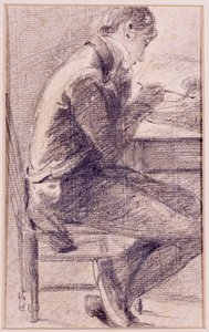 Bir ressamın portresi, 1801 by John Constable