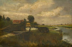 Nehir manzarası by John Constable