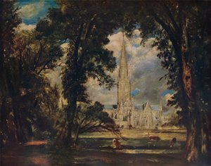 Salisbury Katedrali, c1823 by John Constable