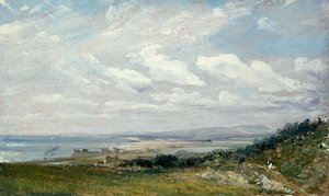 Brighton yakınlarındaki Shoreham Körfezi by John Constable