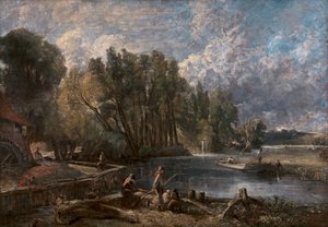 Stratford Mill, 1819-1820. by John Constable