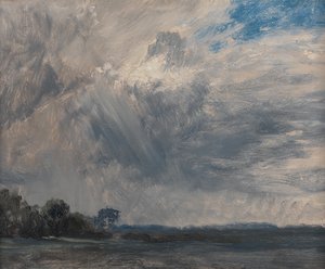 Bulutlu Gökyüzü Çalışması, yaklaşık. 1825. by John Constable