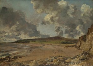 Weymouth Körfezi: Bowleaze Koyu ve Jordon Tepesi, c. 1817 by John Constable