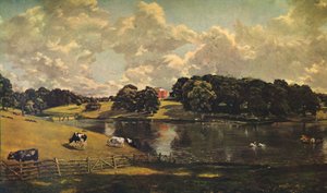 Wivenhoe Parkı, Essex, 1816 by John Constable