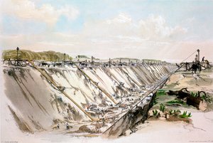 Tring kesimi, Londra ve Birmingham Demiryolu, 17 Haziran 1837 1839 by John Cooke Bourne