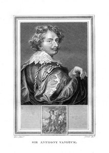 Sir Anthony Anton van Dyck, 1599-1641, Flaman ressam, 1825.