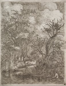 Değirmenlerin Arkası, c. 1812-1813. by John Crome