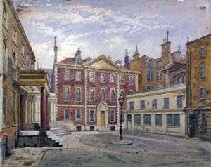 Austin Friars Caddesi, Londra Şehri, 1881 by John Crowther