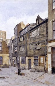 Crown Court, Chancery Lane, Londra, 1881 by John Crowther