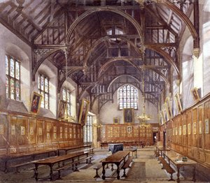 Gray's Inn Hall, Londra, 1886 by John Crowther