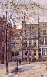 İç Tapınak, Londra, 1880 by John Crowther