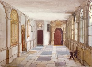 Şapele giden geçit, Charterhouse, Londra, 1885. by John Crowther
