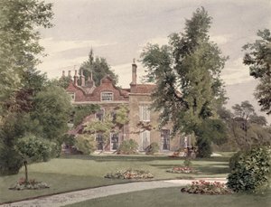 Raleigh House'un yandan görünüşü, Brixton Hill, Lambeth, 1887 by John Crowther