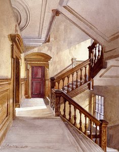 Sir Christopher Wren'in Evi, Botolph Lane, Londra, 1886. by John Crowther