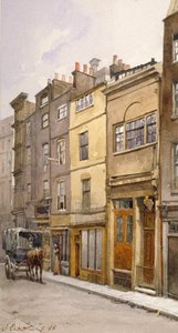 Bucak memurunun salonunun görünümü, Silver Street, Londra, 1888 by John Crowther
