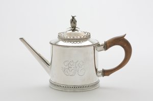 Çaydanlık, c.1790 (gümüş) by John David