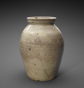 Kavanoz, c. 1850-1883 (alkali sırlı seramik)