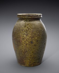 Kavanoz, c. 1850-1883 (alkali sırlı seramik)