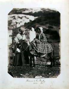 Eleanor ve Eşeği by John Dillwyn Llewelyn