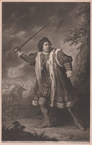 Richard III olarak David Garrick by John Dixon