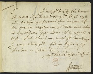 Cotton Julius C. III, f.153 John Donne