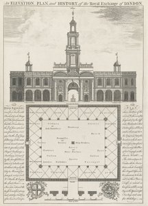 Londra Kraliyet Borsasının Yükselişi, Planı ve Tarihi by John Donowell