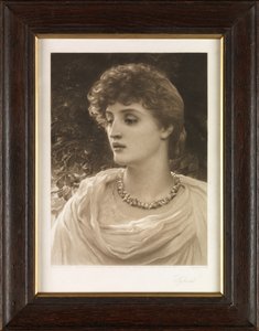 Sylvia (mezzotint) by John Douglas Miller