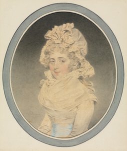 Leydi Caroline Wrottesley, 1792. by John Downman