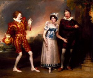 Master Page, Anne Page ve Slender John Downman, ARA by John Downman