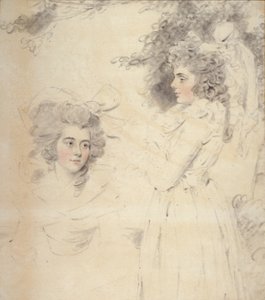 Georgiana, Devonshire Düşesi ve Lady Elizabeth Foster