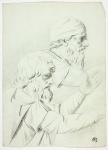Profilden İki Adam (Bas Relief