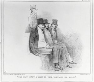 Bir adamı sahip olduğu şirketten tanıyor olabilirsiniz, 1833 by John Doyle