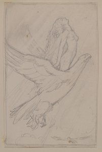 Ceyte Güneşe Ulaşmaya Çalışıyor (kalem) by John Duncan