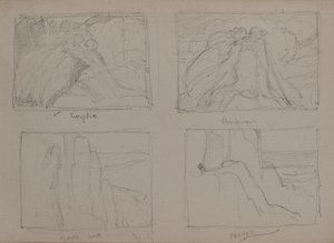 Eurydice, Randevu, Kapalı Kapı, Dua (kalem) by John Duncan