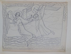 Başlıksız [Aziz Gelin için Çalışma by John Duncan