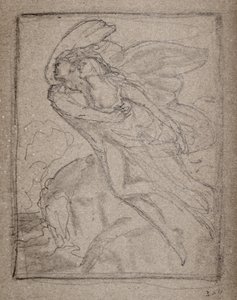 İsimsiz [İki melek] (kalem) by John Duncan