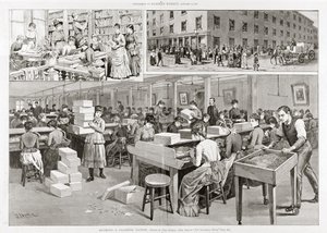 Sigara üretiminden sahneler, 1887 by John Durkin