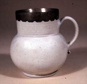 Kupa, c.1680 (tuz sırlı taş eşya) by John Dwight