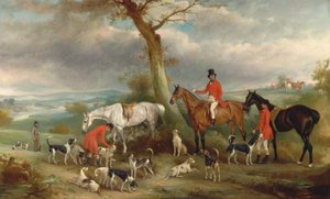 Thomas Wilkinson, M.F.H., Hurworth Foxhounds ile by John E. Ferneley
