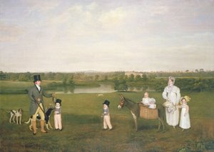 William Hetton Cooke, Karısı ve Çocukları ile Worleston Rookery, Chester
