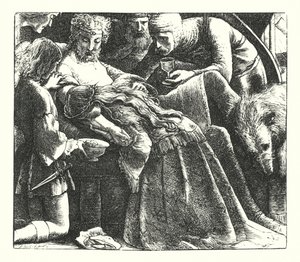 Adil Kadınların Rüyası (gravür) by John Everett (after) Millais