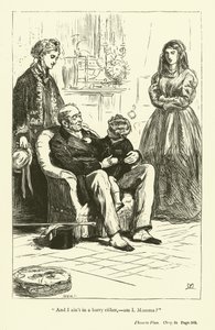 Anthony Trollope tarafından Phineas Finn için illüstrasyon (gravür)