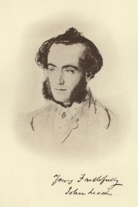 John Leech (s/b fotoğraf) by John Everett (after) Millais