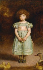 ördek yavrusu by John Everett Millais