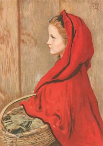 Kırmızı Başlıklı Kız by John Everett Millais