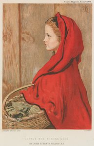 Kırmızı Başlıklı Kız by John Everett Millais