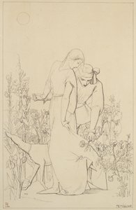Bir Gül Çalısından Aşıklar, 1848 by John Everett Millais