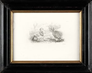 Yaz Tembelliği (gravür) by John Everett Millais