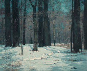 Kışın Woods, ca. 1912. by John F. Carlson